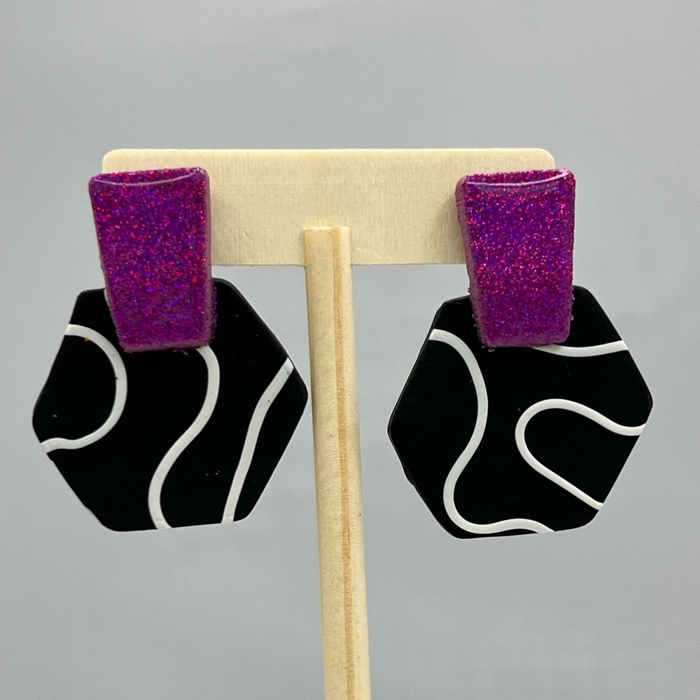 Geometric Earrings Handmade